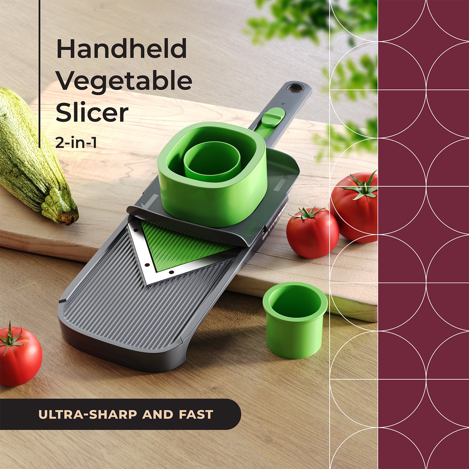 Buy Wholesale China Manual Fruit Vegetable Slicer/ Shredder, V