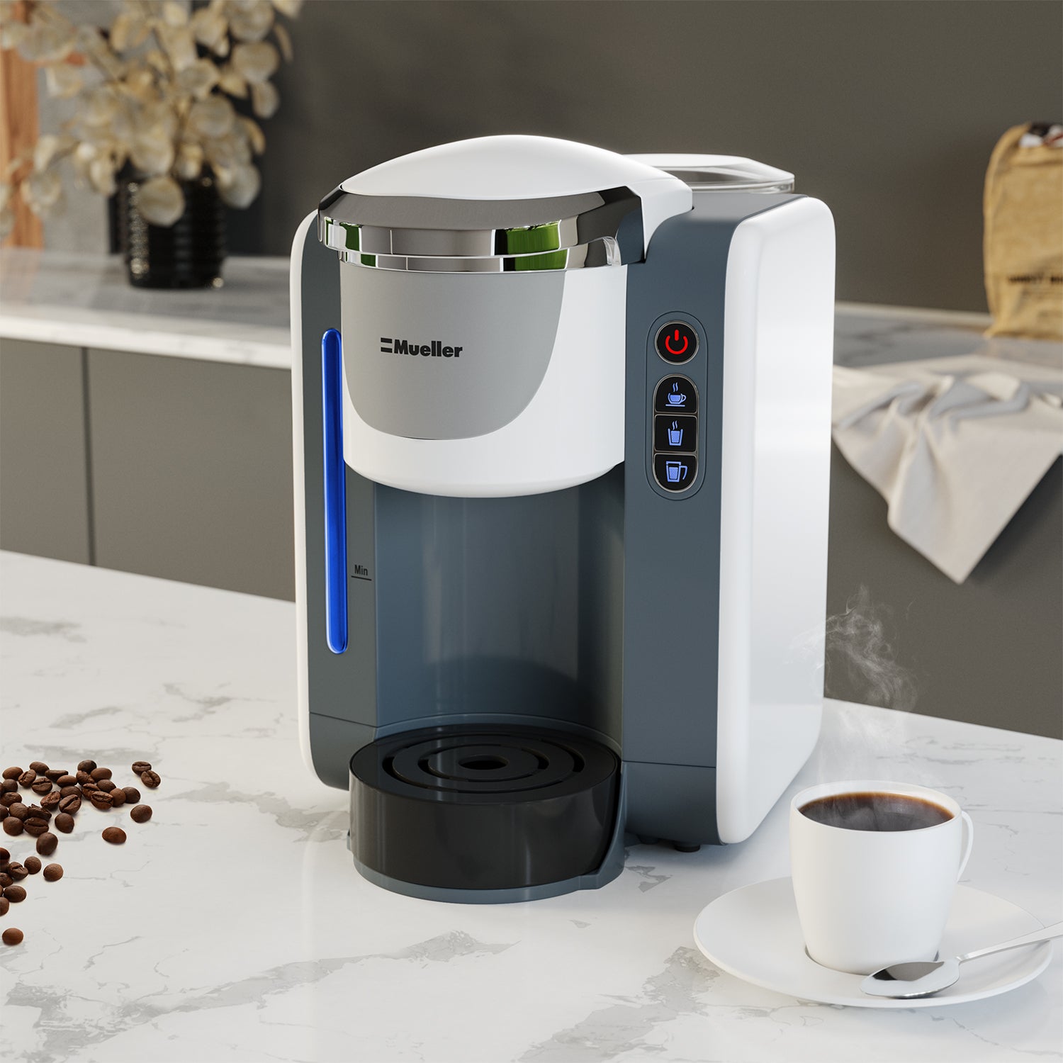 Mixpresso 2 in 1 Coffee Brewer, Single Serve and K Cup Compatible