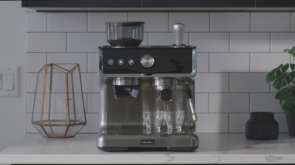 Mueller Austria Premium Espresso Machine Coffee Maker & Milk