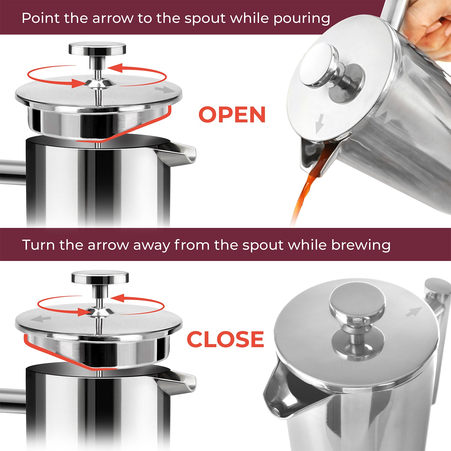 Coffee Press (often called the French Press) - Len's Coffee LLC